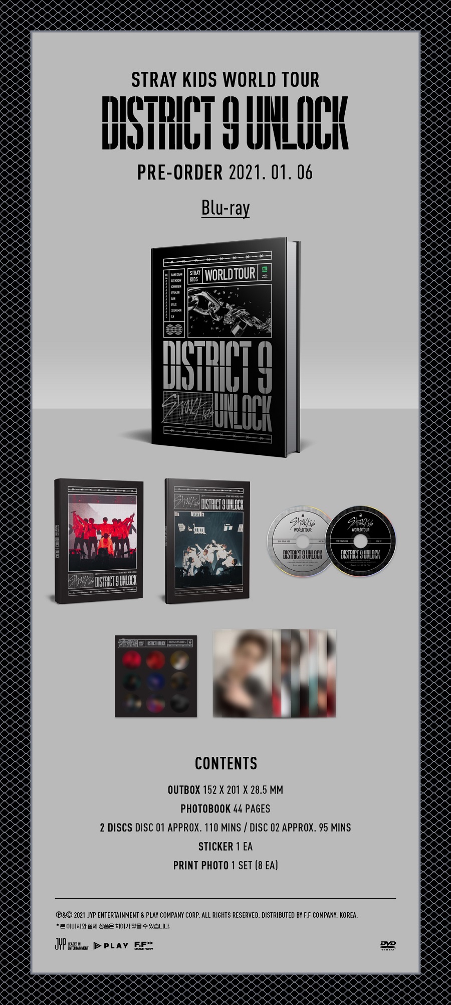 STRAY KIDS - World Tour District 9 : Unlock in SEOUL Blu-ray
